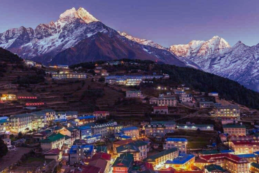 namche-bazaar-nepal-evening-view