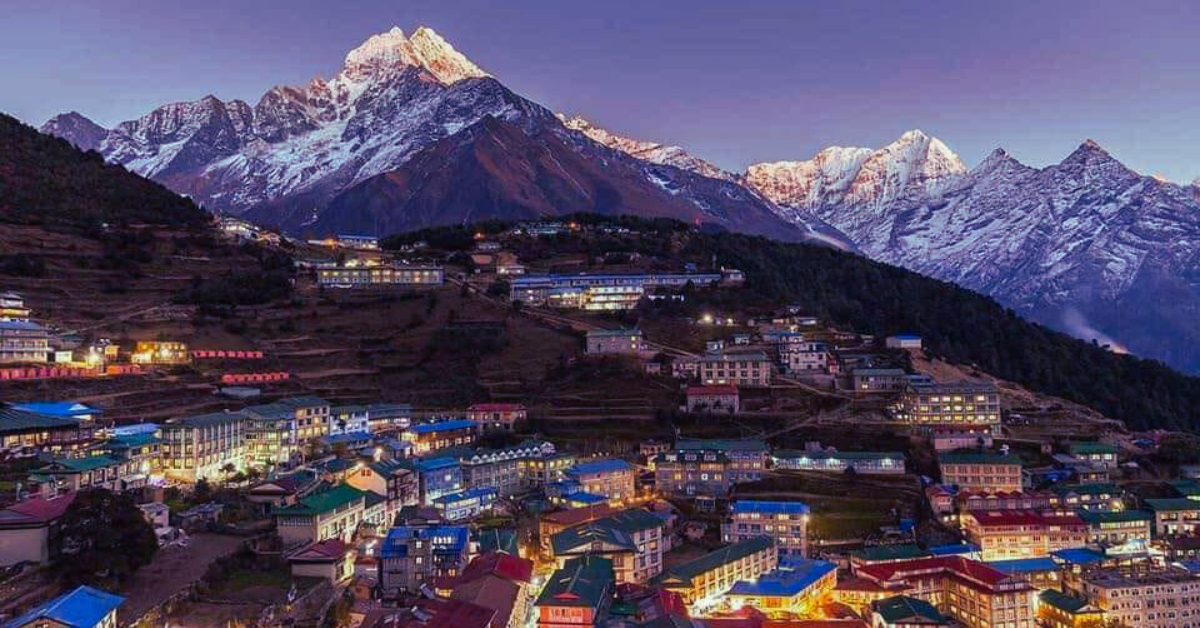 namche-bazaar-nepal-evening-view